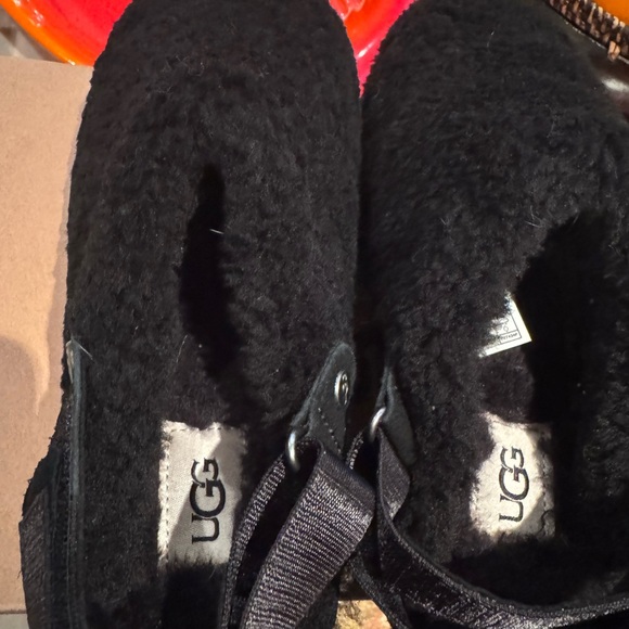 UGG Black Fuzzy Footwear - Picture 8 of 13